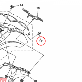YAMAHA - WENTYL nr: 903380680100