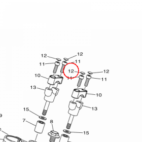 YAMAHA - WENTYL nr: 903380681000