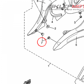 YAMAHA - WENTYL nr: 903380823600