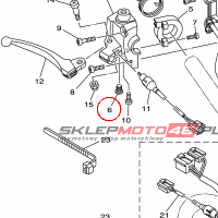 YAMAHA - WENTYL nr: 903381015000