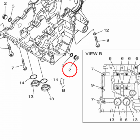 YAMAHA - WENTYL nr: 903381626200