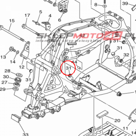 YAMAHA - WENTYL nr: 903382018300