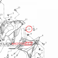 YAMAHA - WENTYL nr: 903382823900