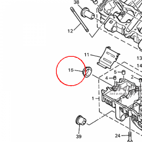 YAMAHA - WENTYL nr: 903384810500