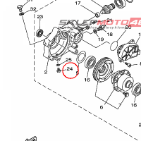 YAMAHA - SRUBA nr: 903401000100