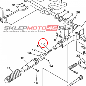 YAMAHA - tulejka nr: 903860803200
