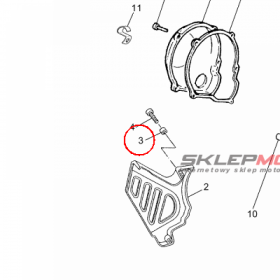 YAMAHA - tulejka nr: 90387058P000