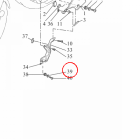 YAMAHA - tulejka nr: 903870614600