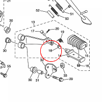 YAMAHA - tulejka nr: 90387087K500