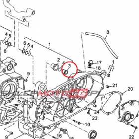 YAMAHA - tulejka nr: 903871006J00