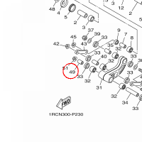 YAMAHA - tulejka nr: 903871010600