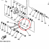 YAMAHA - tulejka nr: 903871201800