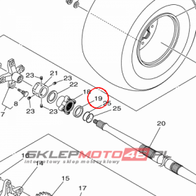 YAMAHA - tulejka nr: 903874000100