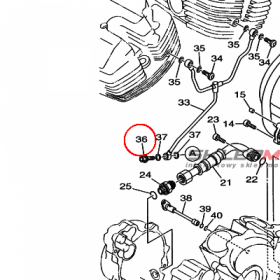 YAMAHA - SRUBA nr: 904010817600