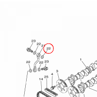 YAMAHA - uszczelka nr: 904301000700