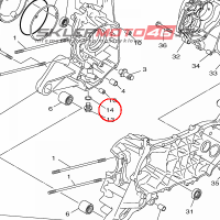YAMAHA - uszczelka nr: 904301280300