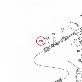 YAMAHA - TUBE nr: 904471901600