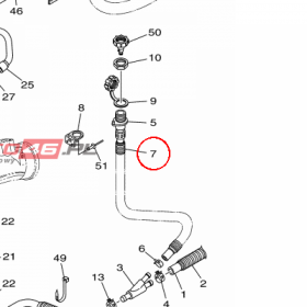 YAMAHA - TUBE nr: 904471980100
