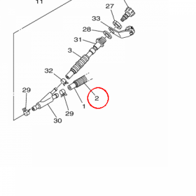 YAMAHA - TUBE nr: 904472280100