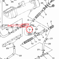 YAMAHA - TUBE nr: 904472280200