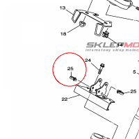 YAMAHA - OPASKA ZACISKOWA nr: 904641515700