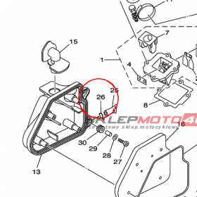 YAMAHA - SPREZ. ZACISKOWA nr: 904671110600
