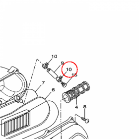 YAMAHA - SPREZ. ZACISKOWA nr: 9046716X0300