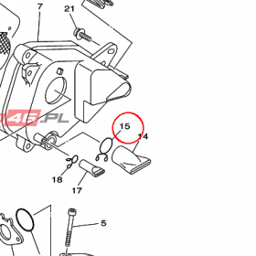 YAMAHA - SPREZ. ZACISKOWA nr: 904672208000