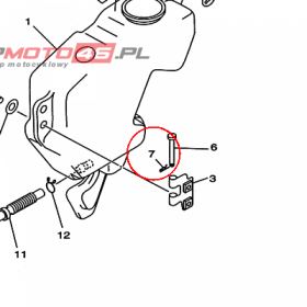 YAMAHA - zapinka nr: 904681005000