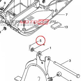 YAMAHA - zapinka nr: 904681200600
