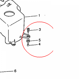 YAMAHA - tulejka nr: 904801223700