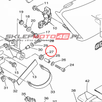 YAMAHA - tulejka nr: 904801400300