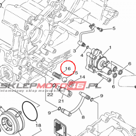 YAMAHA - sprezyna nr: 90501104F900