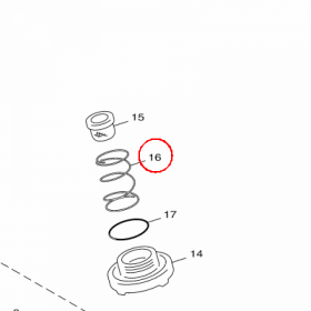 YAMAHA - sprezyna nr: 905011682900