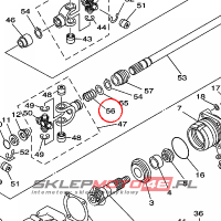 YAMAHA - sprezyna nr: 90501235L900