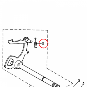 YAMAHA - sprezyna nr: 905060812200
