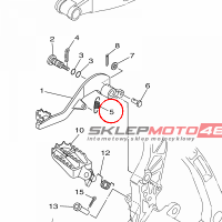 YAMAHA - sprezyna nr: 905061600700