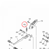 YAMAHA - sprezyna nr: 905062300800