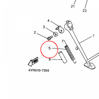 YAMAHA - sprezyna nr: 905062935800
