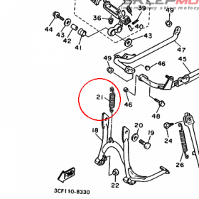YAMAHA - sprezyna nr: 905063514900