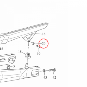YAMAHA - TULEJA DYSTANS. nr: 905600500100