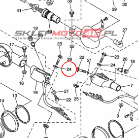 YAMAHA - TULEJA DYSTANS. nr: 905600624400