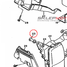 YAMAHA - TULEJA DYSTANS. nr: 905600625800