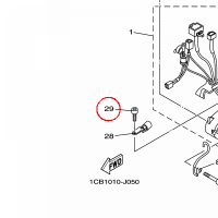 YAMAHA - BOLT(3DM) nr: 913120601200