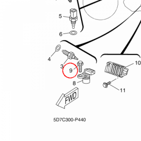 YAMAHA - BOLT (33M) nr: 913120601400