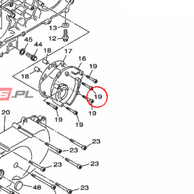 YAMAHA - TORNILLO ALLEN nr: 913120604000