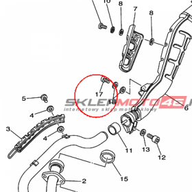 YAMAHA - sruba nr: 913170801600