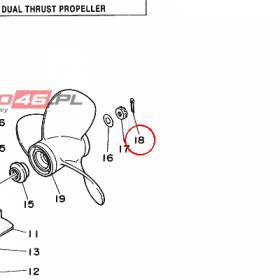 YAMAHA - WALEK LOZYSKA nr: 914903002000