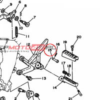 YAMAHA - PIN, CLEVIS nr: 917020804000