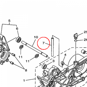 YAMAHA - TUBE, FLEXIBLE(3NV) nr: 91A210702000